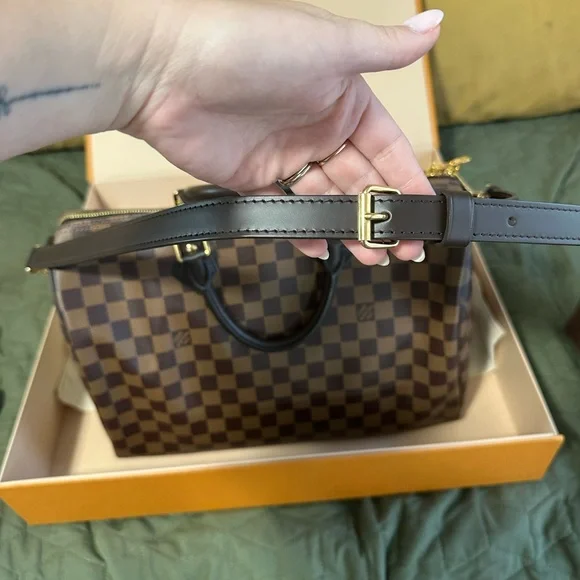 Louis Vuitton Speedy Bandouliere 35 Damier Ebene - Picture 8 of 16